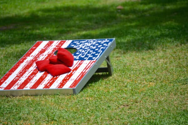 Cornhole at howling hills